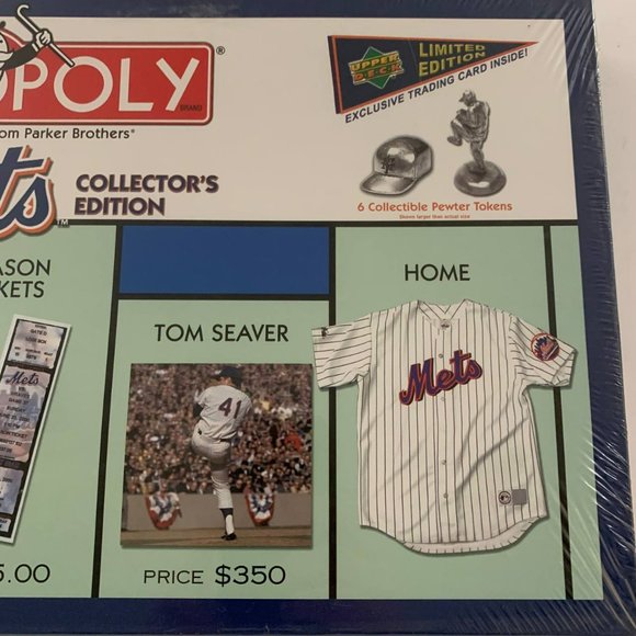 Vintage Monopoly New York Mets MLB Collector’s Edition Board Game 2001 Sealed - Picture 4 of 9